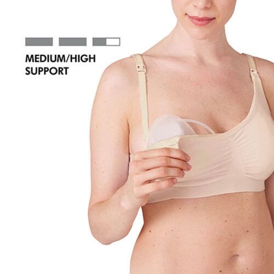 Soutien-Gorge D'allaitement Et D'expression 3 En 1 Medela- NOIR