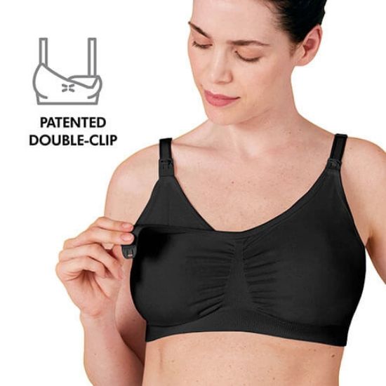 Soutien-Gorge D'allaitement Et D'expression 3 En 1 Medela- NOIR