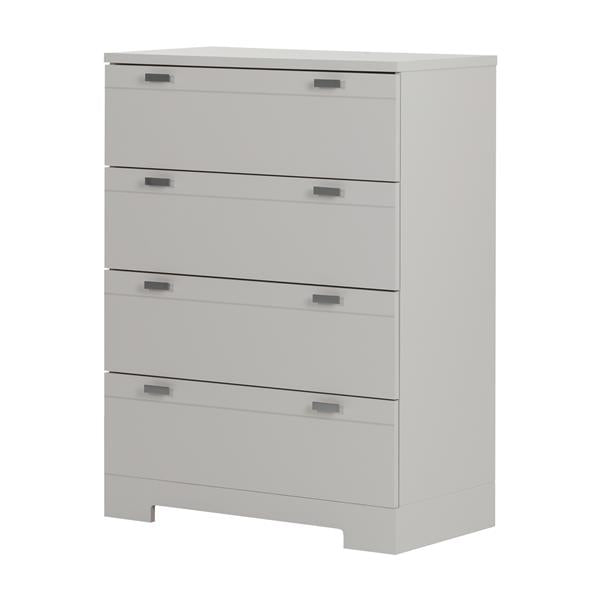 Commode 4 tiroirs Reevo - Gris