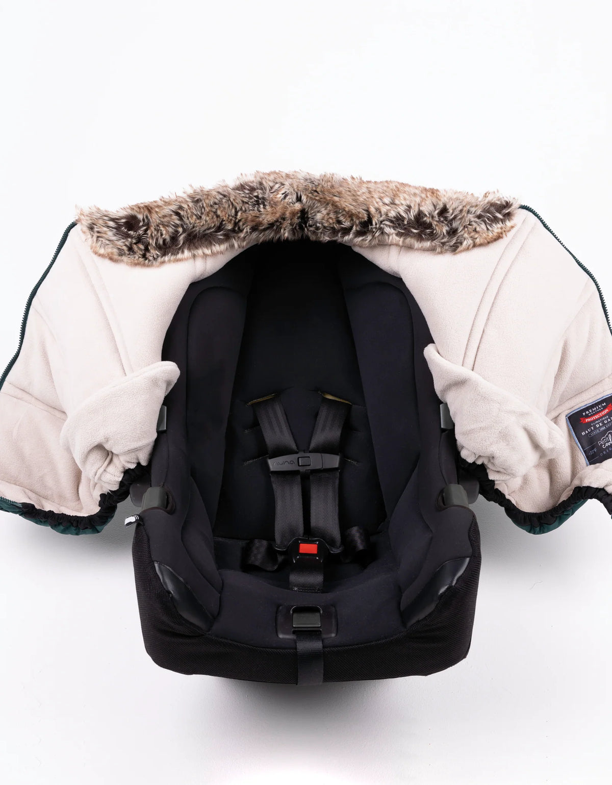 Winter Baby Car Seat Cover Tourmaline wolf