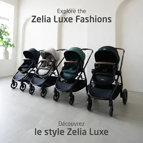 Système de voyage 5 en 1 Zélia Luxe - Noir basalte