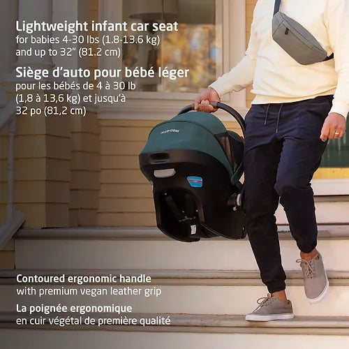 Siège d'auto nouveau-né Mico Luxe+ - Gris