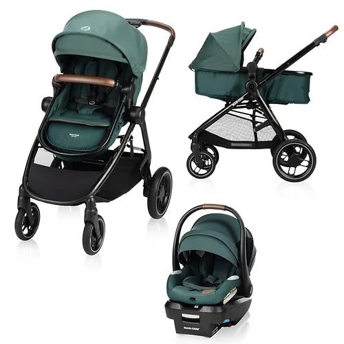 Système de voyage 5 en 1 Zélia Luxe - Vert essentiel