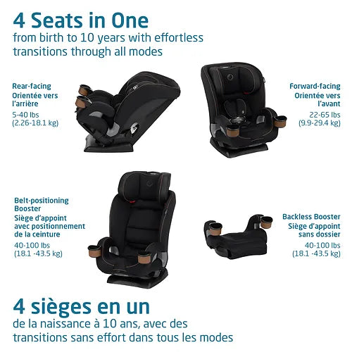 Siège d'auto convertible 4 en 1 - Kani