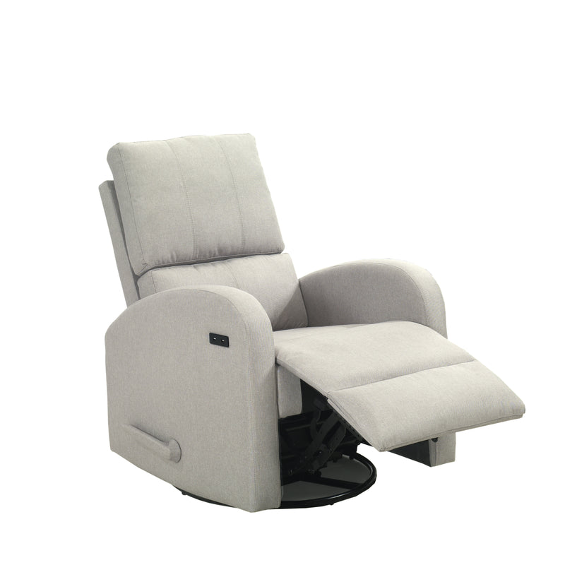 Fauteuil Pivotant Manuel avec port USB - Beige