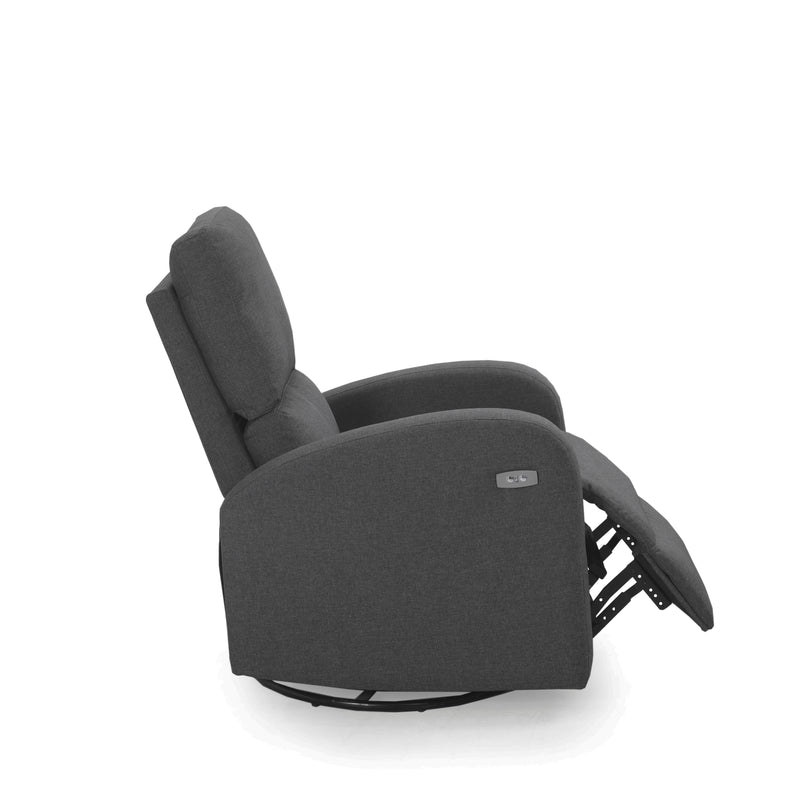 Fauteuil Pivotant Électrique avec port USB - Gris foncé