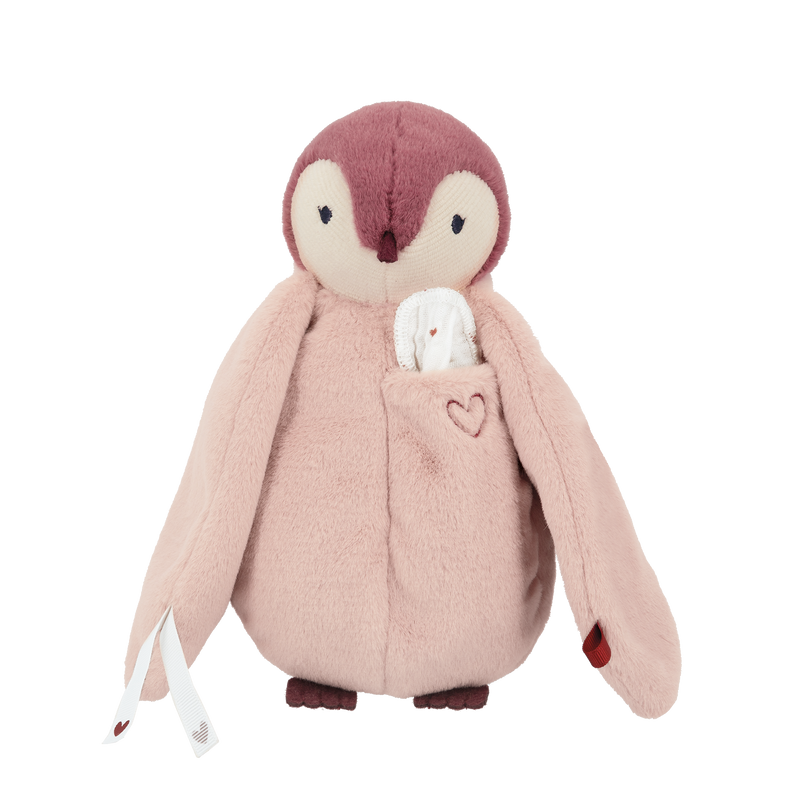 Peluches bisou - Pingouin rose