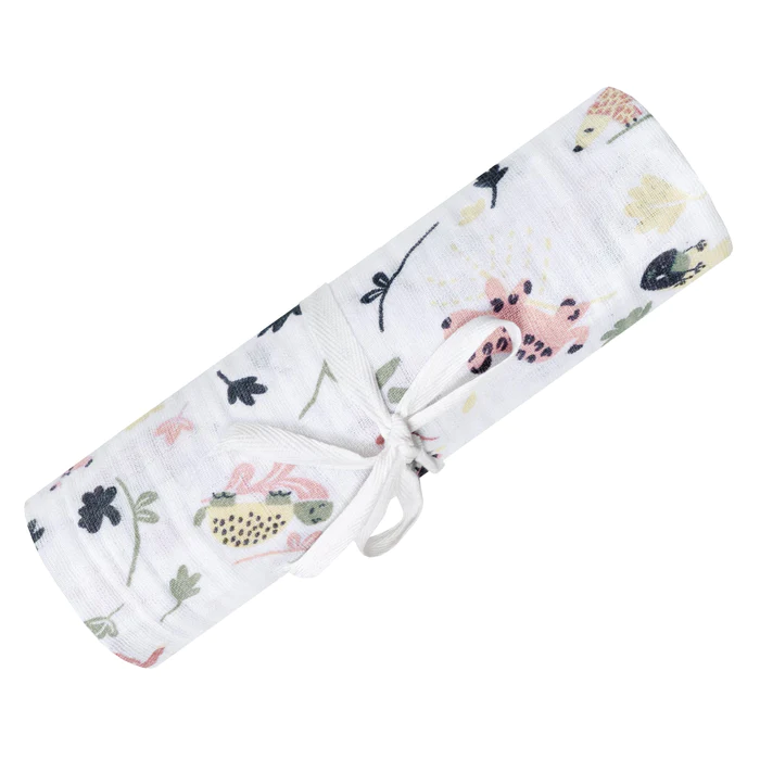 Couverture mousseline de coton - Jungle Lotus