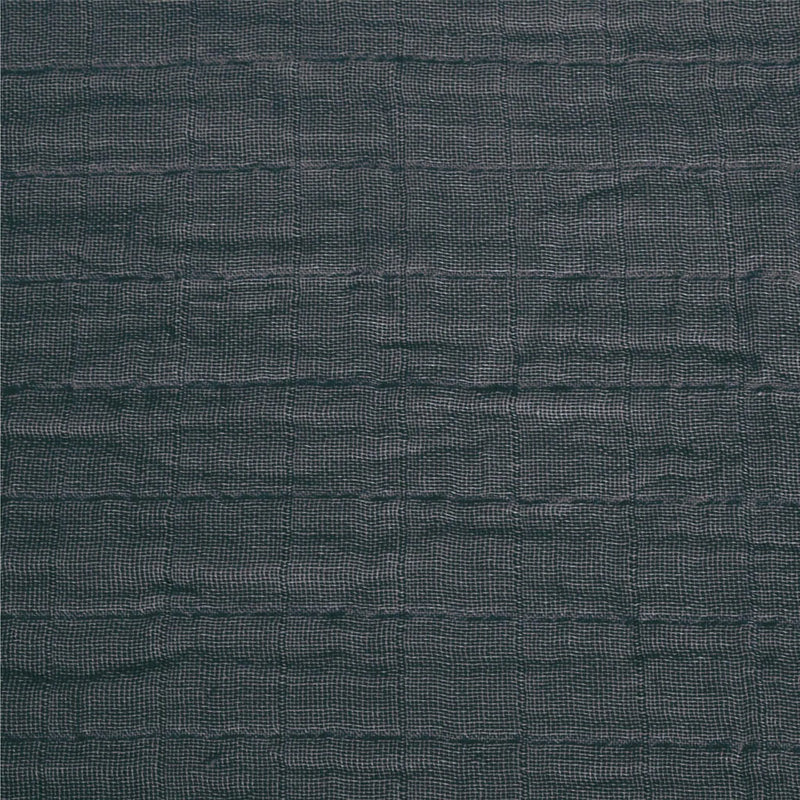 Couverture mousseline de coton - Charcoal