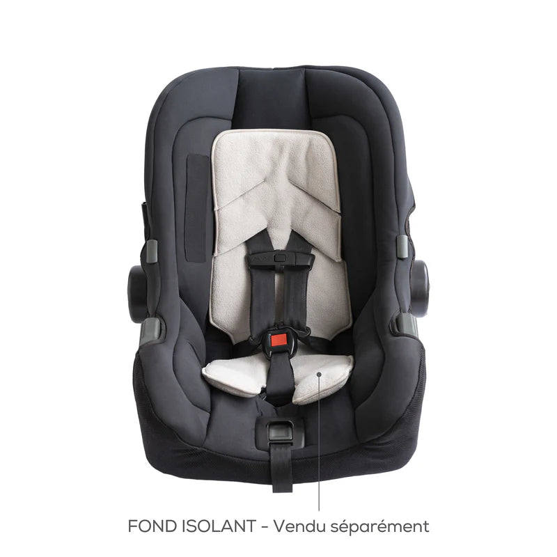 Winter Baby Car Seat Cover – Tourmaline / wolf