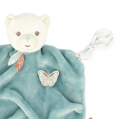 Doudou Plume - Ours vert