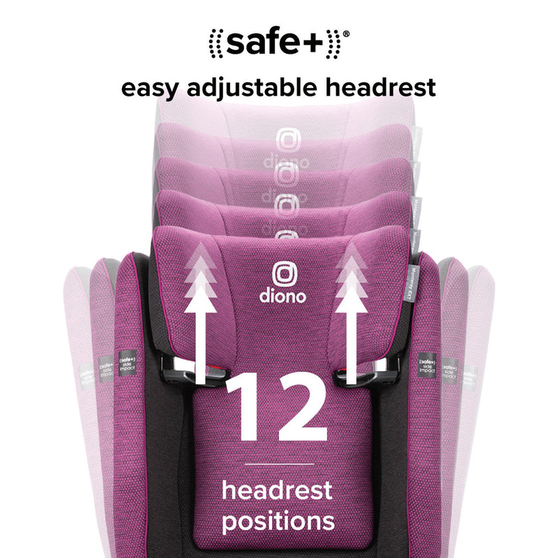 Siège rehausseur Monterey 6XT Safeplus - Mauve