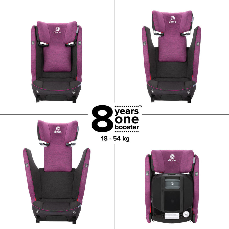 Siège rehausseur Monterey 6XT Safeplus - Mauve