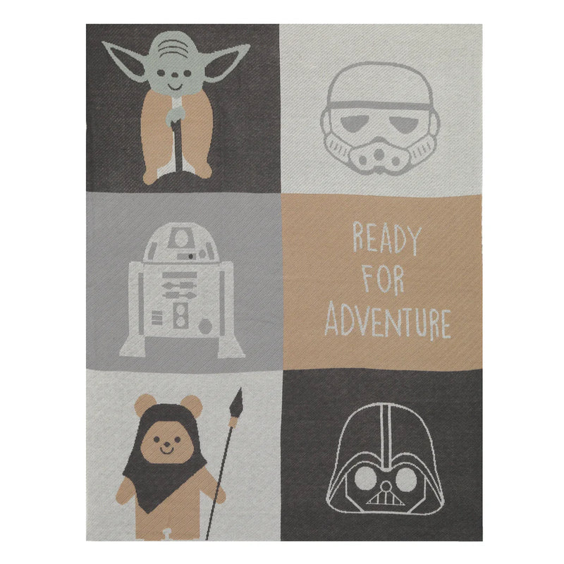 Couverture en tricot - The Force patchwork