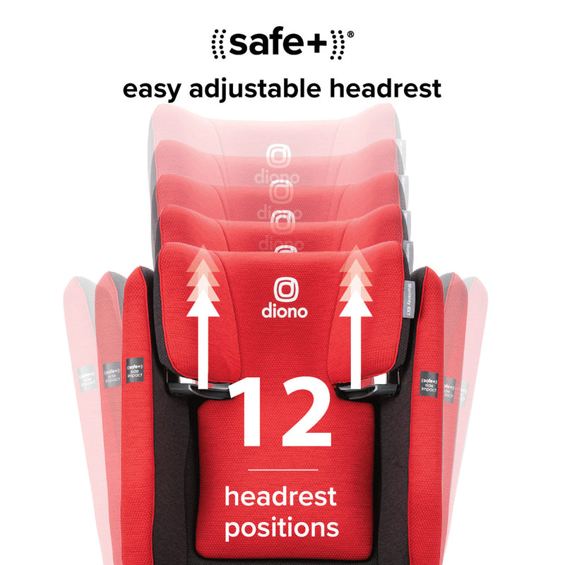 Siège rehausseur Monterey 6XT Safeplus - Rouge