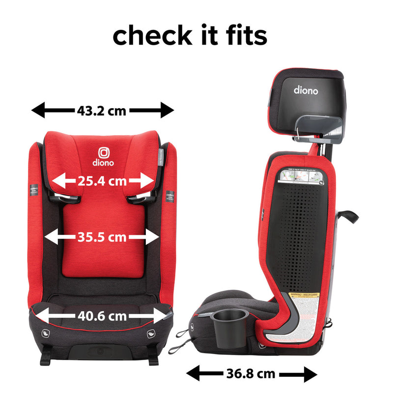 Siège rehausseur Monterey 6XT Safeplus - Rouge