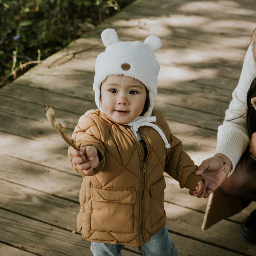 Tuque Ourson crème - Sherpa