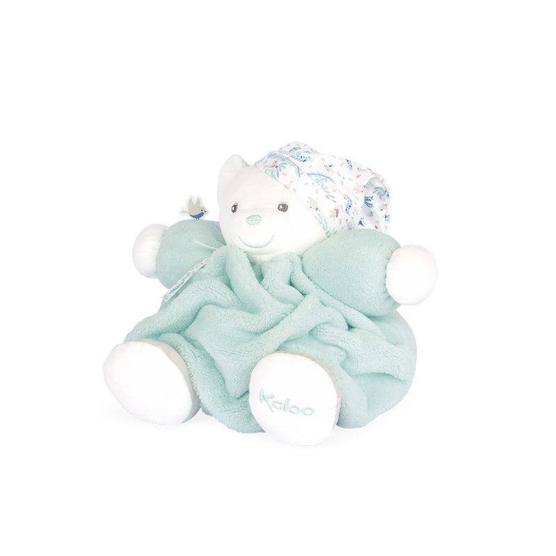 Peluche Plume - Ours aqua