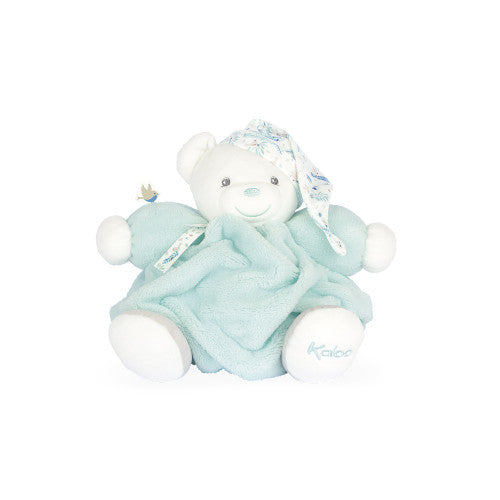 Peluche Plume - Ours aqua